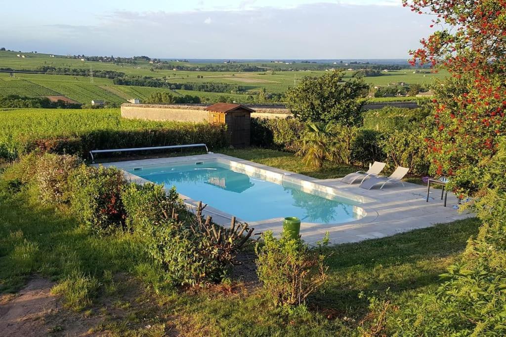 Ferienwohnung Au Coeur Des Vignes Moulin A Vent La Chapelle-de-Guinchay Exterior foto
