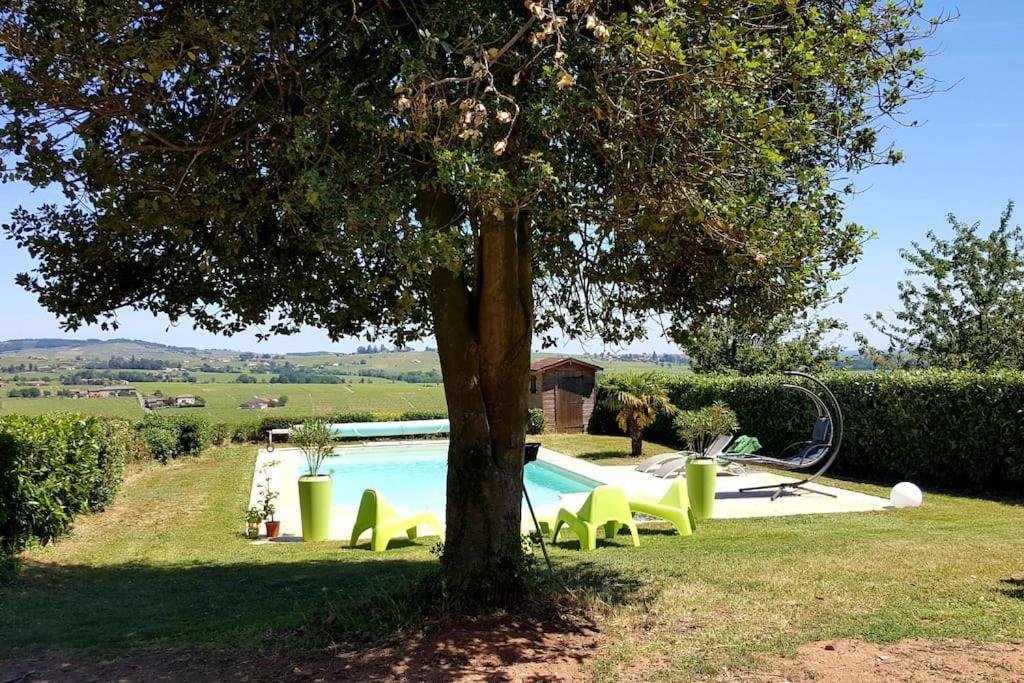 Ferienwohnung Au Coeur Des Vignes Moulin A Vent La Chapelle-de-Guinchay Exterior foto