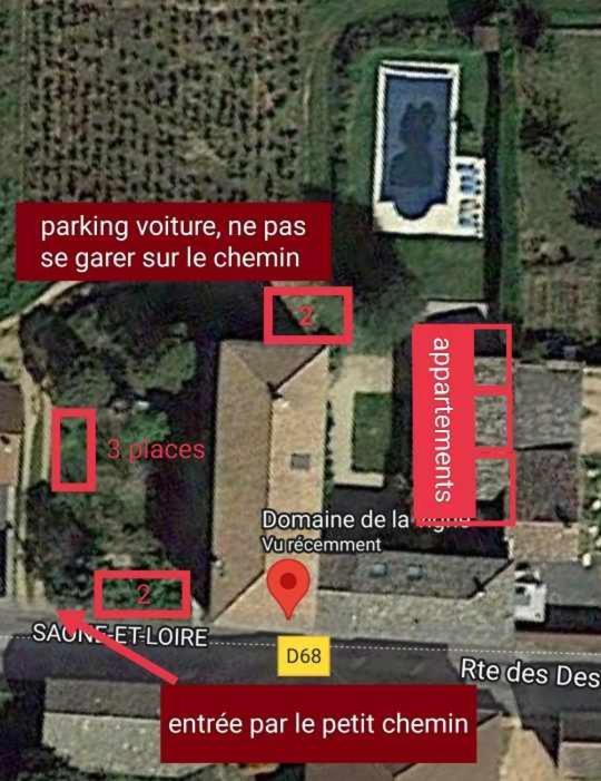 Ferienwohnung Au Coeur Des Vignes Moulin A Vent La Chapelle-de-Guinchay Exterior foto